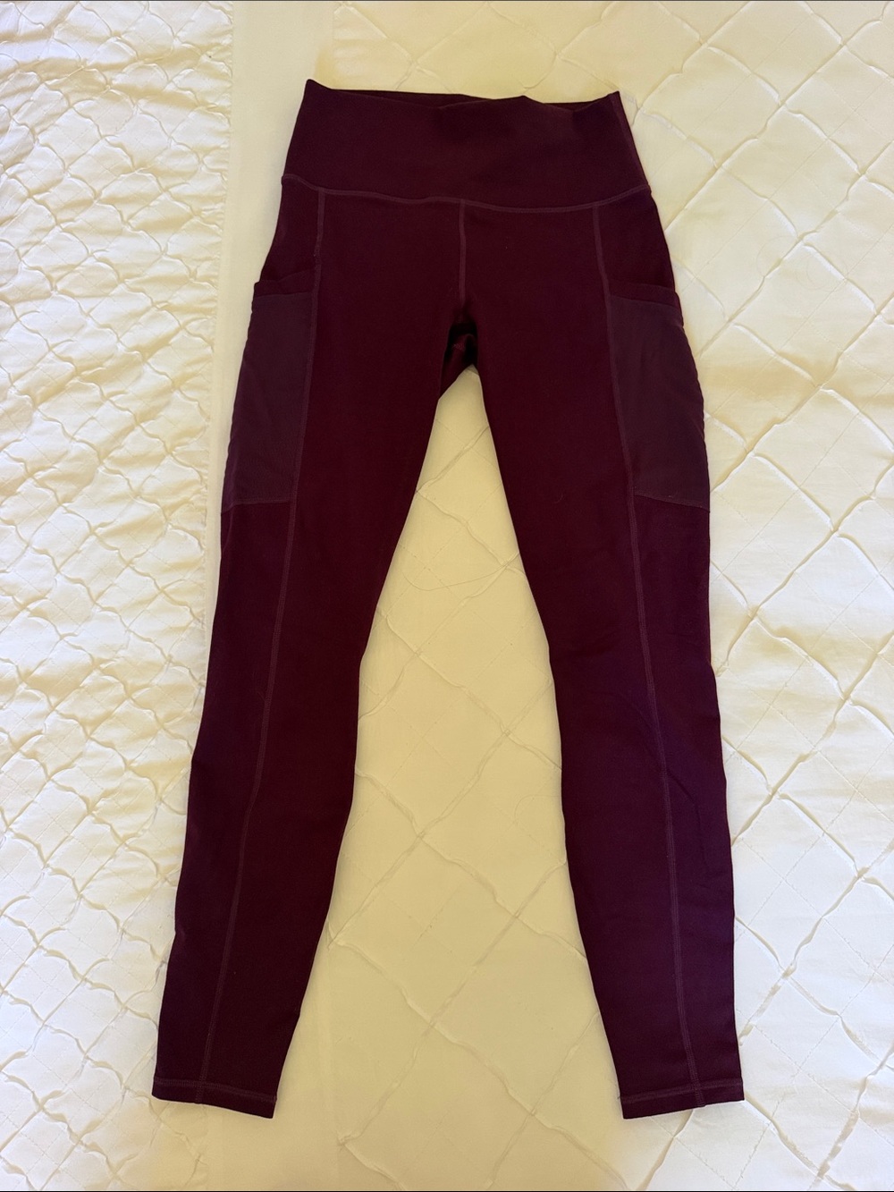 Fabletics Plum High-Waist Pocket Leggings